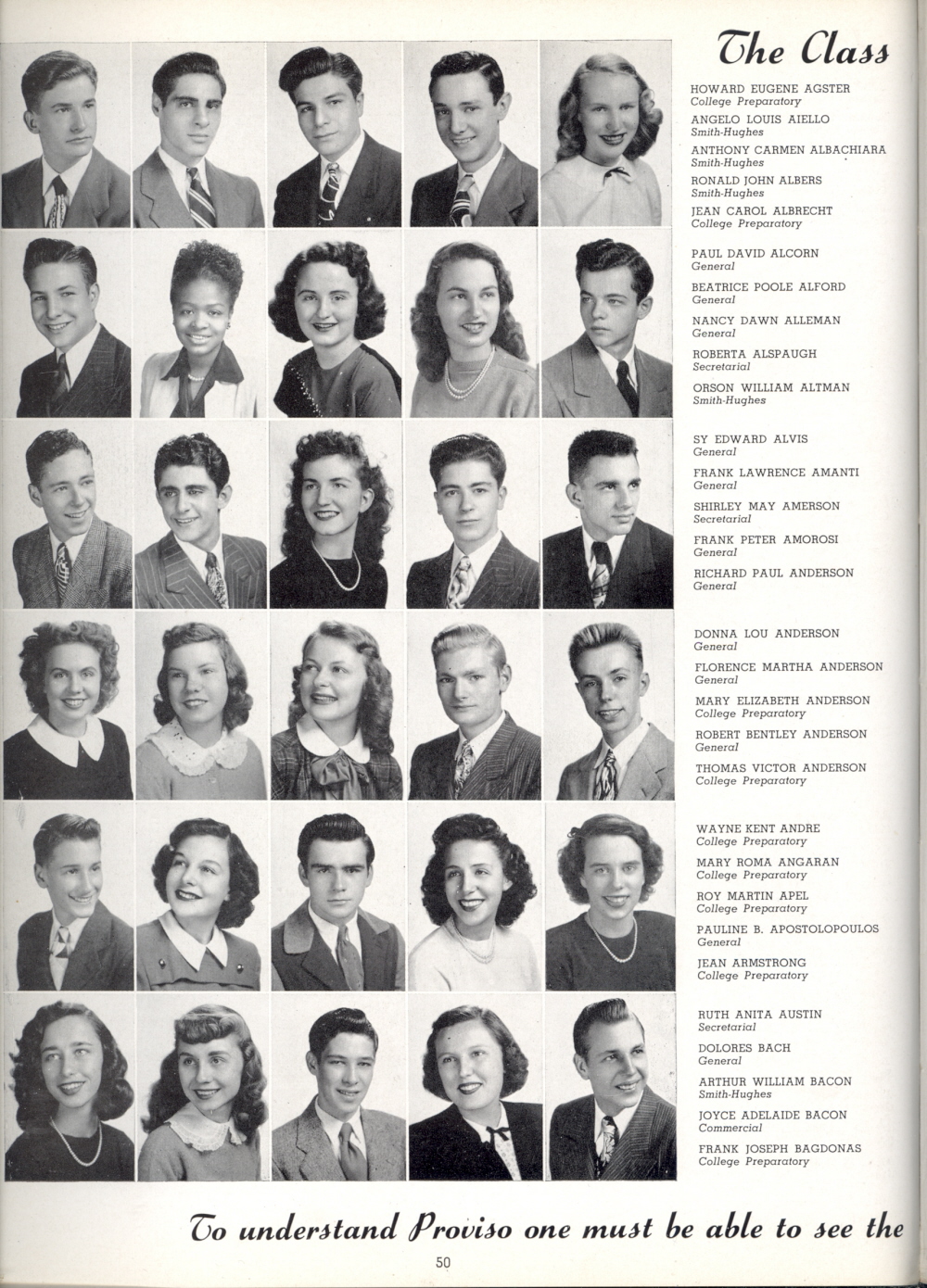 1948 Proviso Township High School Yearbook Page 50