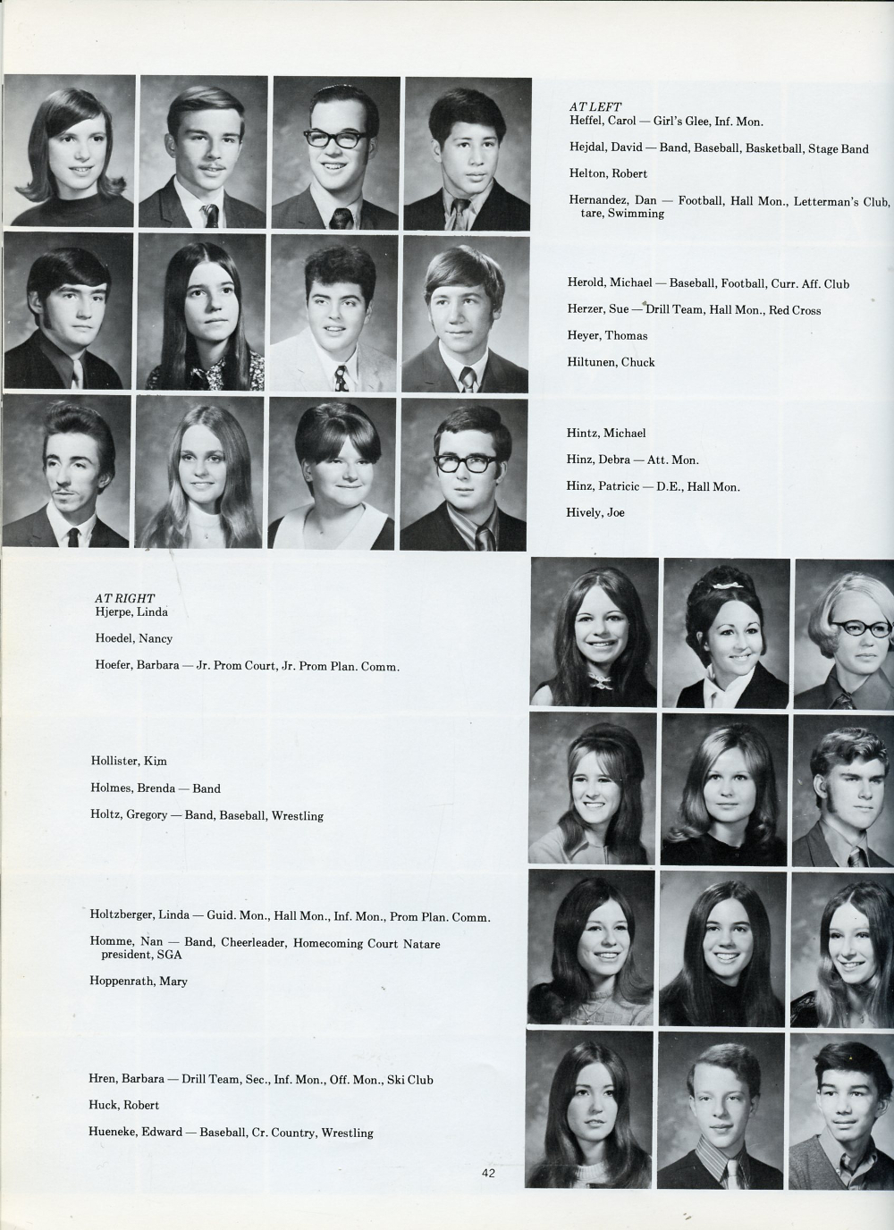 1971 Pulaski Senior High School Yearbook Page 42